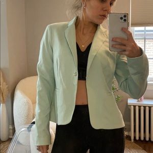 Mint Green Top Shop Blazer